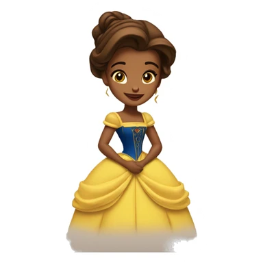 beauty and the beast belle sticker
