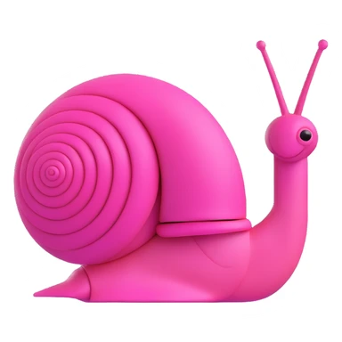 pink robot snail sticker