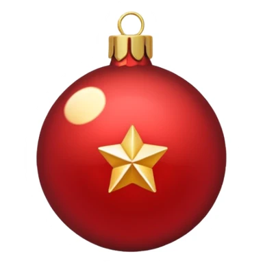 christmas ornament sticker