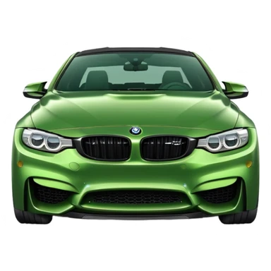 Green bmw m4 upgraded sticker