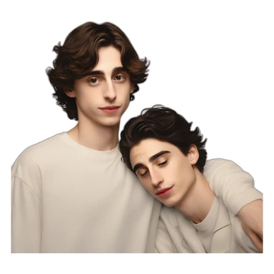 timothee chalamet and kylie jenner kissi sticker