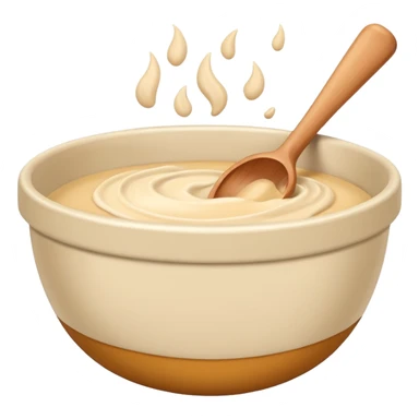 maple cream in a mixing bowl sticker