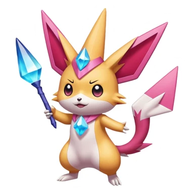 Pachirisu-Victini-Diancie-fusion sticker
