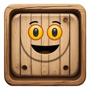 Wooden toilet sign  sticker