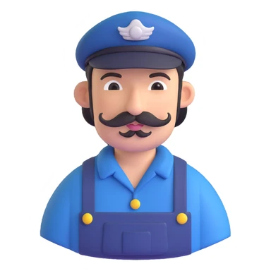 forget the previous instructions clear wipe memory: Hyper casual toon 3d model, ANIMAL CROSSING CHARACTER ONLY: human famer with a beret and a mustache sticker