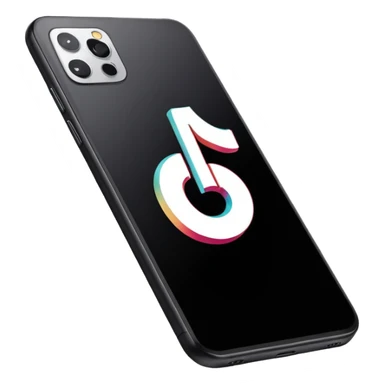 tiktok on phone sticker
