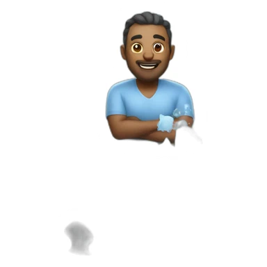 ice bathing developer sticker