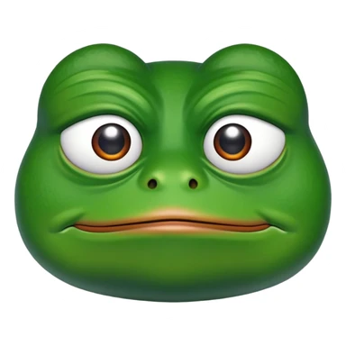 Pepe frog side eye sticker