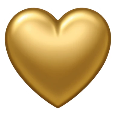 gold heart emoji sticker