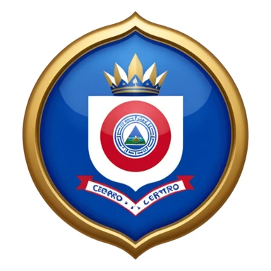 Escudo del club cerro porteño de Paraguay escudo original sticker