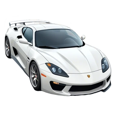 Car racing on the highway sticker