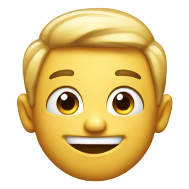 Satisfied smirking sneaky face sticker