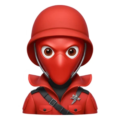 squid game soldier  sticker