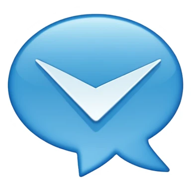 Голубая галочка телеграмм sticker