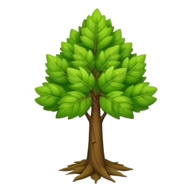 create a dnd style young_tree.png using 48x48 pixels size sticker