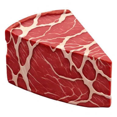 A piece of meat sticker