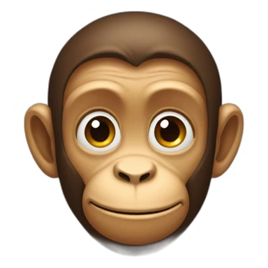 Monkey- letterM sticker
