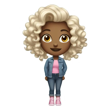 Coqquett girl sticker