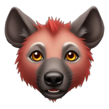 red hyena sticker