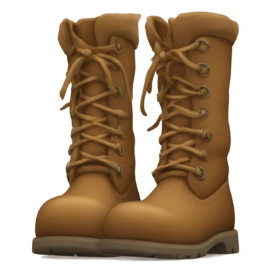 Light brown ugh boots  sticker