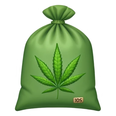 weed pound baggie  sticker