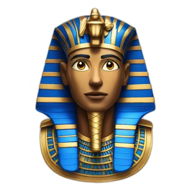 Pharaoh head sticker