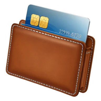 wallet credit card sticker