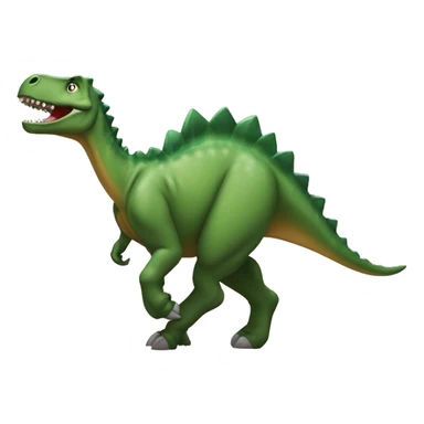 Dinosaurio montando un caballo  sticker