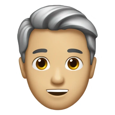 Una carita sospechosa pero riendose sticker