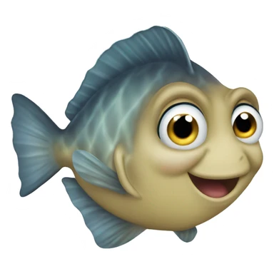 flounder from ariel sticker