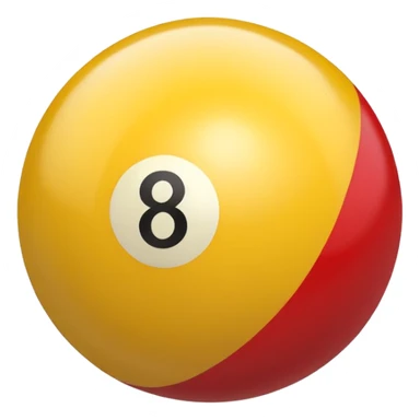 2 numbered billiard ball  sticker