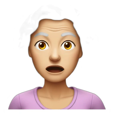 the angry mother-in-law sticker