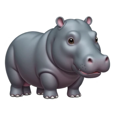 Hippopotamus sticker