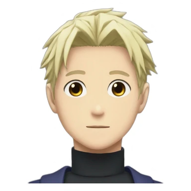 anime character from jujutsu kaisen toji sticker