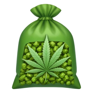 weed pound baggie  sticker