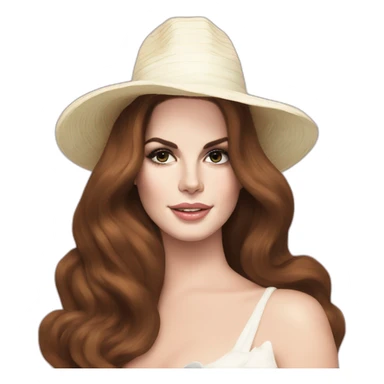 Lana del rey with ciragettes sticker