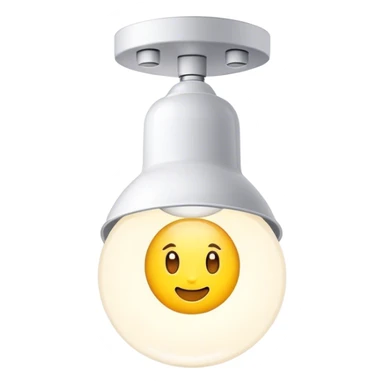 overhead light in room sticker