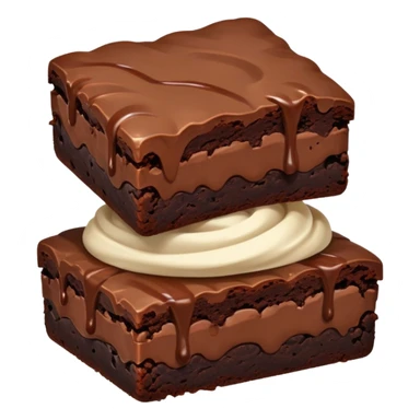 Fudgy brownie turd sticker