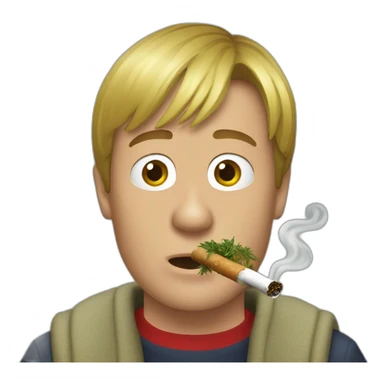 Kevin McCallister smoking herbs sticker