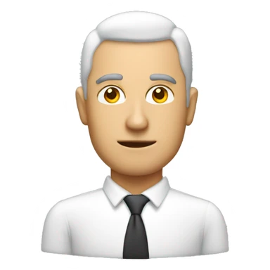 a man but the head is a pc monitor sticker