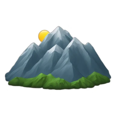 \mountains sticker