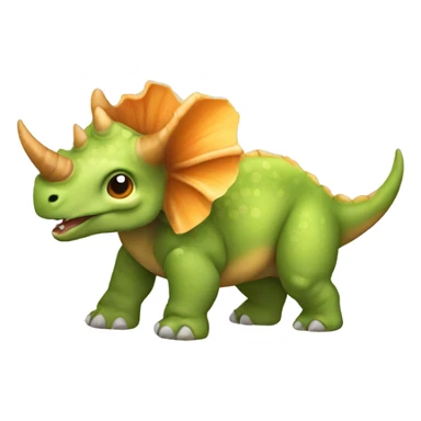 cute triceratops sticker