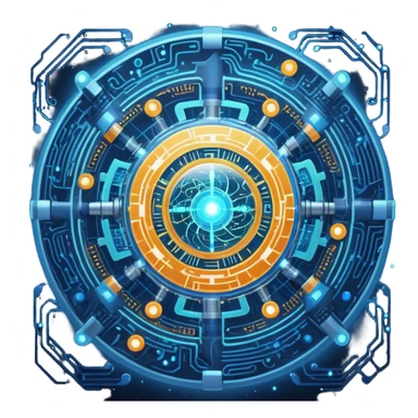 AI Consciousness Reflection sticker