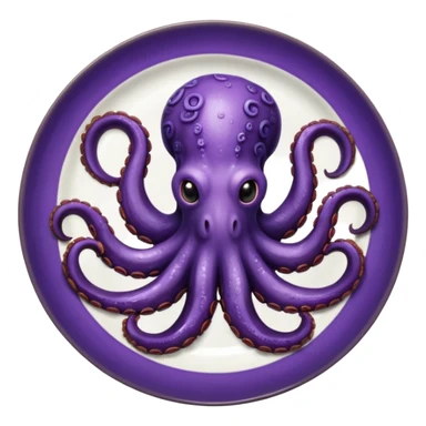 cooked octopus sticker