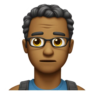 nerd crying because he keeps getting told bad stuff sticker