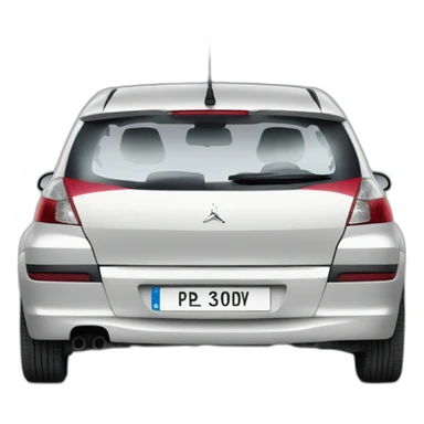 peugeot 307 arrière sticker