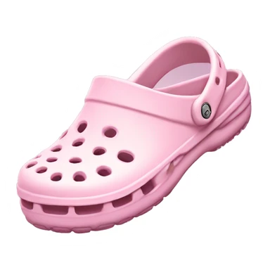 Light pink crocs shoe sticker