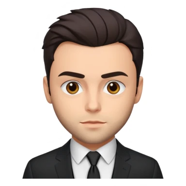 Jack Falahee with suit sticker