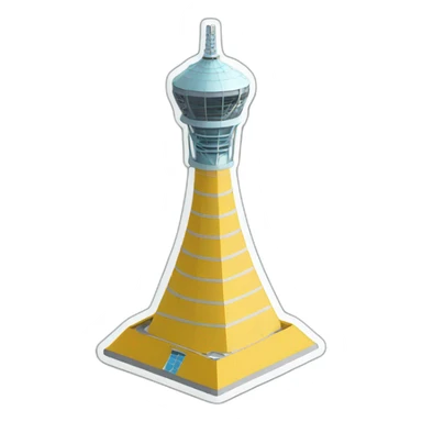 Almaty TV tower sticker