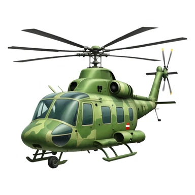 Belarusian helicopter sticker